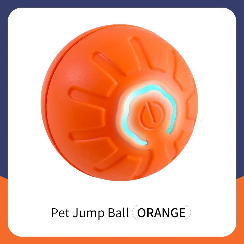 Smart Electric Ball Dog Toys Interactive Pet Toy Automatic Moving Bouncing Rolling Ball USB Charging Dog Toys Dog Accessories
