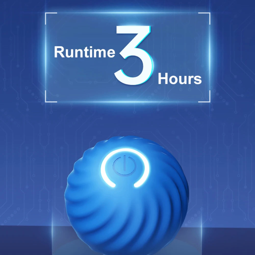 Smart Electric Ball Dog Toys Interactive Pet Toy Automatic Moving Bouncing Rolling Ball USB Charging Dog Toys Dog Accessories