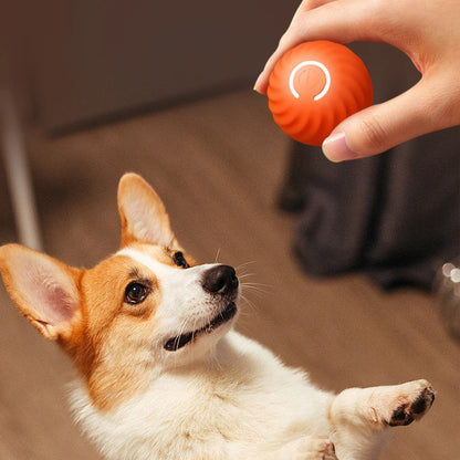 Smart Electric Ball Dog Toys Interactive Pet Toy Automatic Moving Bouncing Rolling Ball USB Charging Dog Toys Dog Accessories