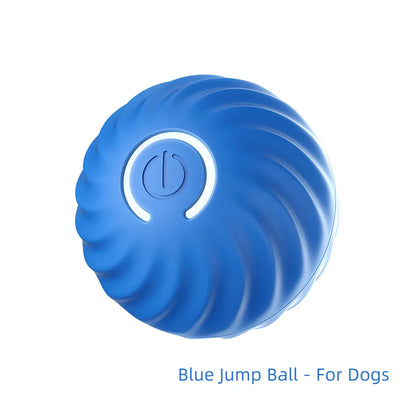 Smart Electric Ball Dog Toys Interactive Pet Toy Automatic Moving Bouncing Rolling Ball USB Charging Dog Toys Dog Accessories